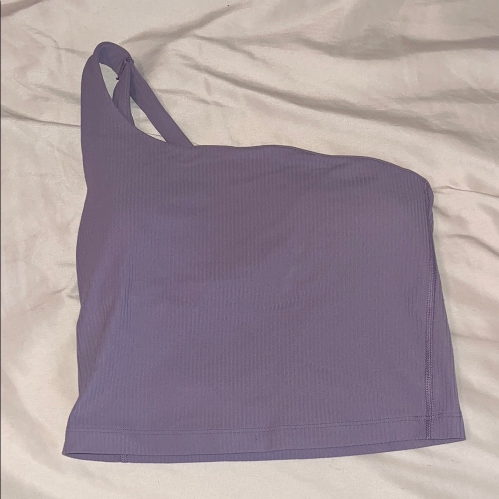 Lululemon Assymetrical Ribbed Cropped Tank